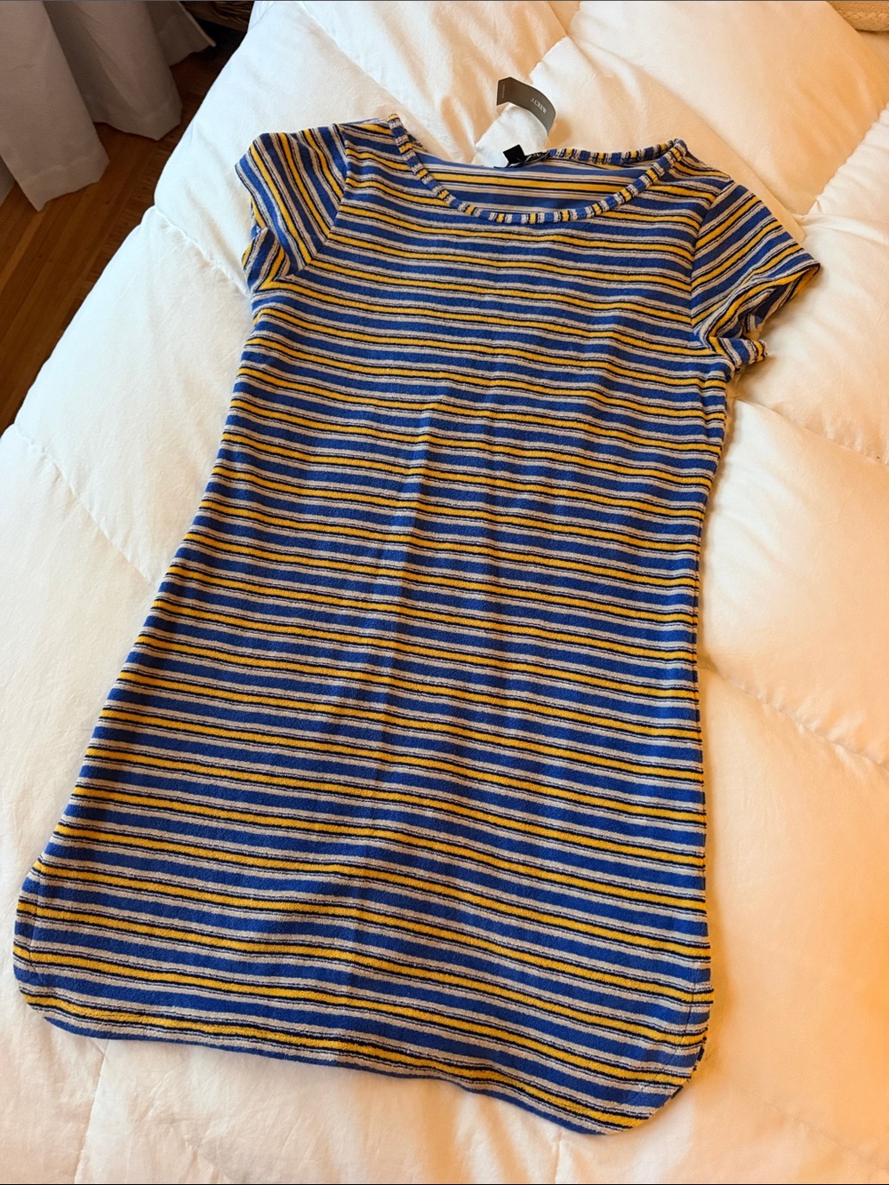 Jcrew Terry Cloth Swim Coverup Mini Dress
